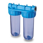 Корпус фильтра 3Р DUO 10&amp;quot; 3/4&amp;quot; в комплекте ключ, крепление